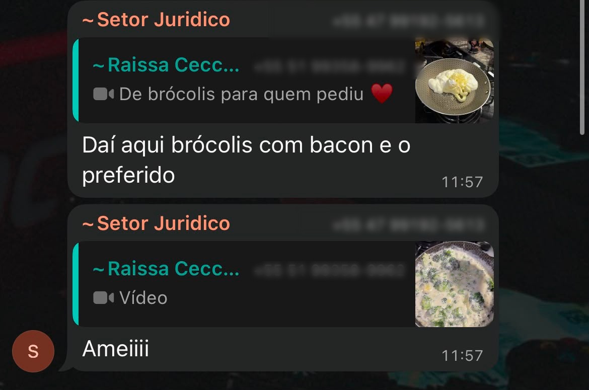 Aluno comemora a aula do recheio de brócolis com bacon: “Ameiiii”